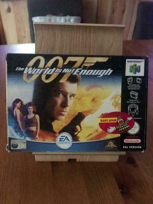 The World is not Enough 007 (Nintendo 64), Games en Spelcomputers, Games | Nintendo 64, Zo goed als nieuw, Shooter, 3 spelers of meer