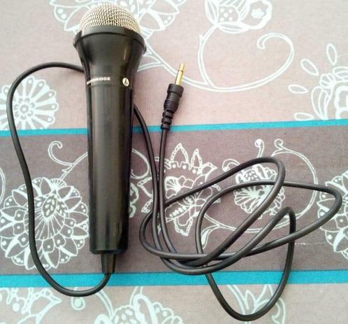Microphone Bandridge vintage, prise Jack mono 3,5 mm doré, Musique & Instruments, Microphones, Neuf, Micro chant, Enlèvement ou Envoi