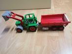 Tractor met kar en ploeg Playmobil, Kinderen en Baby's, Complete set, Gebruikt, Ophalen