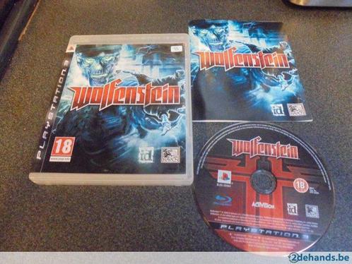 Playstation 3 Wolfenstein (orig-compleet), Games en Spelcomputers, Games | Sony PlayStation 3, Gebruikt, Ophalen of Verzenden