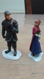 2 figurines la Reine des neiges Eurodisney 9-10 cm, Comme neuf, Enlèvement ou Envoi