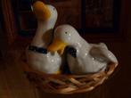 Poivrier et Salière couple de canards, Antiquités & Art, Enlèvement ou Envoi