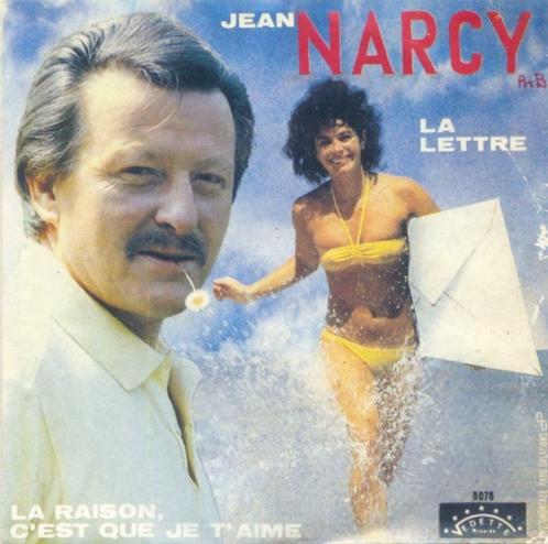 Jean Narcy – La lettre / La raison c’est que je t’aime – Sin, CD & DVD, Vinyles Singles, Single, Pop, 7 pouces, Enlèvement ou Envoi