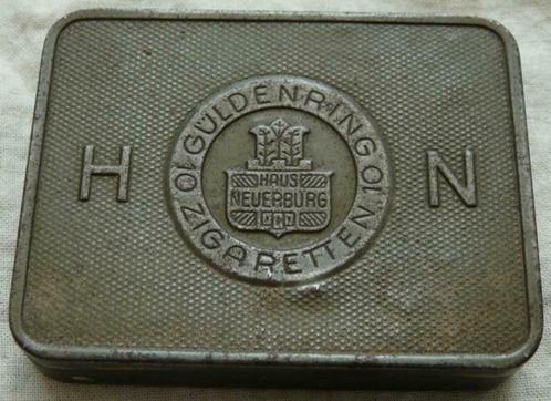 Blik Sigareten, Zigaretten Haus Neuerburg, Tropenpackung.(2), Verzamelen, Militaria | Tweede Wereldoorlog, Landmacht, Overige typen