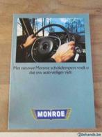 Folder Monroe schokdempers 1977, Ophalen of Verzenden, Zo goed als nieuw, Algemeen