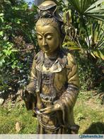 Prachtige bronzen Aziatisch beeld (Gewicht 14 kg), Antiek en Kunst, Ophalen of Verzenden