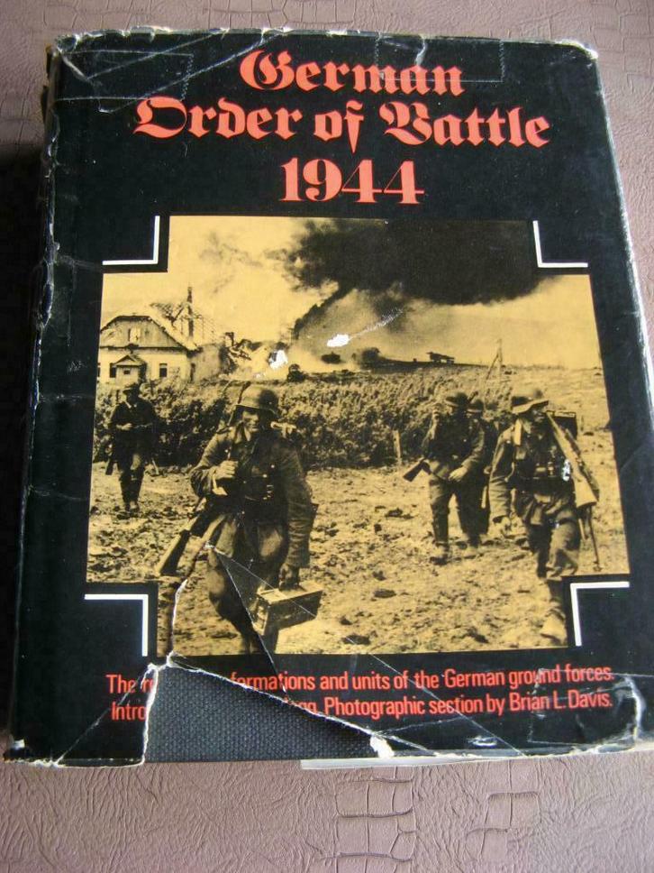 German order of battle 1944, Boeken, Oorlog en Militair, Zo goed als nieuw, Landmacht, Tweede Wereldoorlog, Ophalen