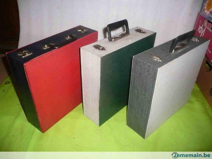 koffer voor het opslaan van platen van 33 of 78 toeren, Audio, Tv en Foto, Platenspelers, Gebruikt, Ophalen of Verzenden