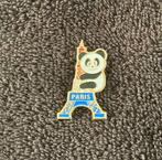 PIN - PARIS - FRANCE - TOUR EIFFEL - EIFFELTOREN - PANDA, Verzamelen, Verzenden, Gebruikt, Stad of Land, Speldje of Pin