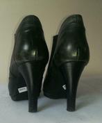 649B* TATUAGGI jolis boots noirs cuir (35), Noir, Porté, Envoi, Boots et Botinnes