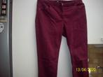 Pantalon bordeaux T38 neuf, W30 - W32 (confection 38/40), Autres couleurs, Enlèvement ou Envoi, Neuf