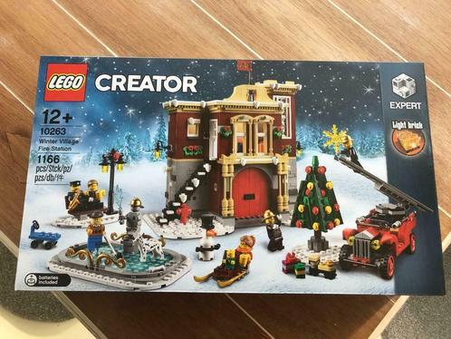 Lego Creator Christmas 10263 Winter Village Fire Station, Enfants & Bébés, Jouets | Duplo & Lego, Neuf, Lego, Ensemble complet