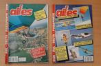 2 revues Ailes magazine 1988 en parfait état aviation ulm, Ophalen of Verzenden
