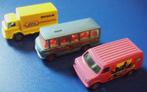 Corgi: Leyland Terrier, School Bus, US Van Charlie's Angels, Gebruikt, Ophalen of Verzenden