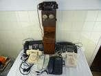 Collection de téléphones antiques de 6 téléphones antiques, Télécoms, Enlèvement ou Envoi, Utilisé, Avec cadran rotatif