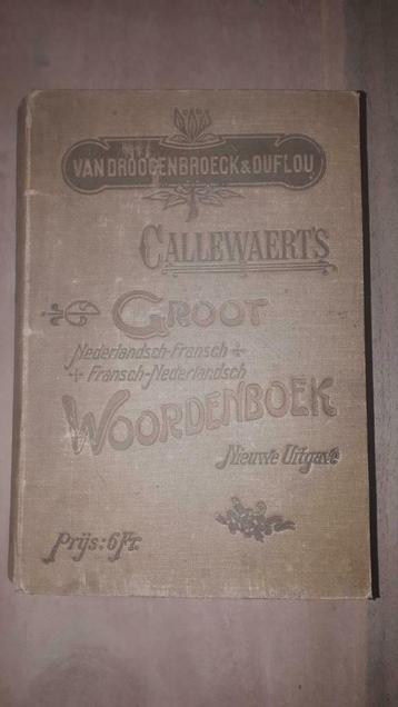 Callewaert's groot Nederlandsch-Fransch 1909, Enlèvement ou Envoi