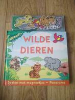 Boekje wilde dieren - met magneetjes., Boeken, Zo goed als nieuw, Ophalen