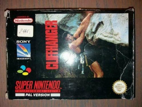 Snes Cliffhanger version pal en boîte, Consoles de jeu & Jeux vidéo, Jeux | Nintendo Super NES, Utilisé, Enlèvement ou Envoi