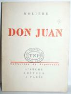 Molière: Don Juan / Collection TNP Tome 12 Ed. l'Arche 1955, Antiquités & Art, Enlèvement ou Envoi, Molière