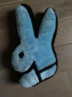 Kussen van konijn van Playboy, Huis en Inrichting, Ophalen of Verzenden, Gebruikt, Blauw