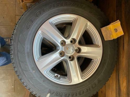 alu velgen KIA Sportage met TPMS + winterbanden, Auto-onderdelen, Banden en Velgen, Velg(en), Winterbanden, 16 inch, 215 mm, Ophalen