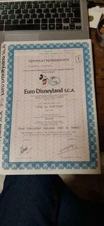 Aandeel Euro Disneyland, Action, 1970 à nos jours, Enlèvement ou Envoi