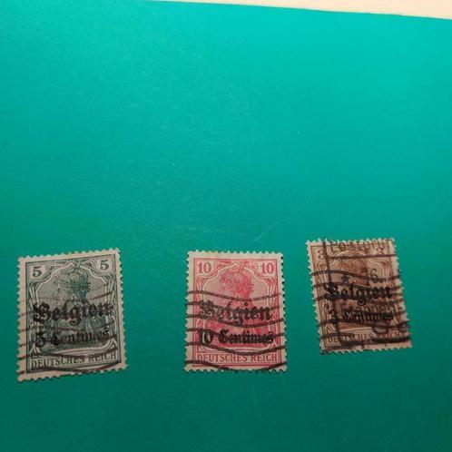 postzegels België gestempelde bezettingszegel uit reeks OC1/, Postzegels en Munten, Postzegels | Europa | België, Gestempeld, Overig
