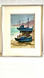Aquarel, Antiek en Kunst, Kunst | Schilderijen | Klassiek, Ophalen