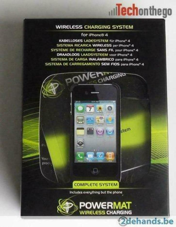 WIRELESS CHARGING SYSTEM IPHONE 4, Telecommunicatie, Mobiele telefoons | Telefoon-opladers, Nieuw, Ophalen of Verzenden