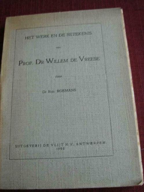 Prof.Dr. Willem De Vreese, Livres, Langue | Langues Autre, Utilisé, Enlèvement