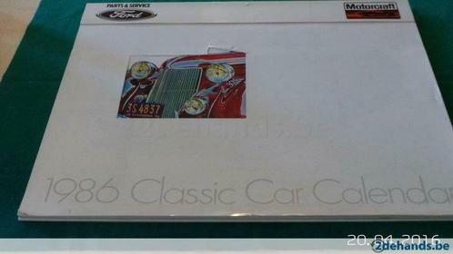 Auto kalender daterend van 1986, Diversen, Agenda's, Ophalen
