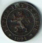 10 centimes 1894 Leopold II FR, Postzegels en Munten, Munten | België, Verzenden, Overig, Losse munt