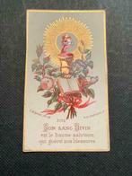 Tableau de dévotion SON SANG DIVIN - Fin 1800, Envoi, Image pieuse