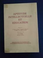 Aptitude intellectuelle et éducation, A.H. Halsey, Utilisé, Enlèvement ou Envoi