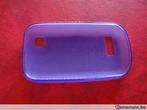 Etui en gel silicone. Pour "Nokia Asha 200" Violet., Telecommunicatie, Ophalen of Verzenden, Gebruikt, Hoesje of Tasje