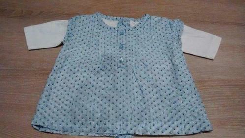 T-shirt Petit Filou 56, Kinderen en Baby's, Babykleding | Maat 56, Gebruikt, Overhemdje of Bloesje