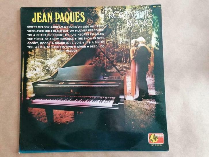 33T Jean Pâques – Romantic Piano Mondio Music MM. 150, Cd's en Dvd's, Vinyl | Verzamelalbums, Ophalen of Verzenden