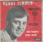 45T: Ronny Temmer: 100 000 rozen, Cd's en Dvd's, Vinyl | Nederlandstalig, Overige formaten, Ophalen of Verzenden