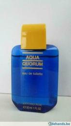 miniatuur parfumflesje 30 ml Aqua Quorum Antonio Puig EDT ni, Verzamelen, Verzenden, Nieuw, Miniatuur, Gevuld