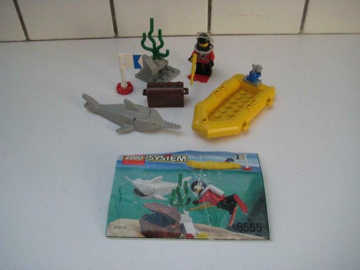 lego 6555 Sea Hunter vintage, Kinderen en Baby's, Speelgoed | Duplo en Lego, Gebruikt, Lego, Complete set, Ophalen of Verzenden