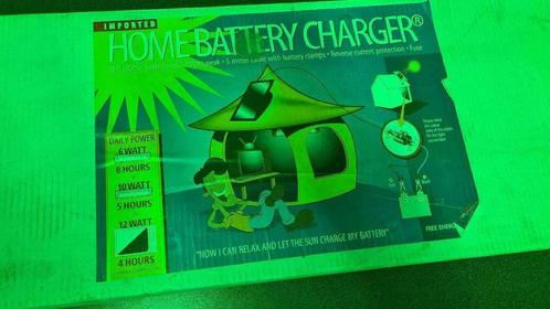 12 Watt Solar Battery Charger Zonnepaneel Lader Kit, Caravans en Kamperen, Mobilhome-accessoires, Zo goed als nieuw, Ophalen