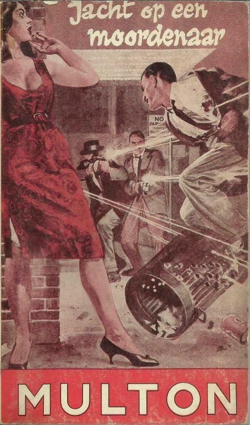 JACHT OP EEN MOORDENAAR - Edward MULTON (Gigantenserie), Boeken, Detectives, Gelezen, Ophalen of Verzenden
