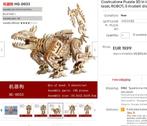 3d houten puzzel Dino, Nieuw, 6 jaar of ouder, Meer dan 50 stukjes, Ophalen of Verzenden