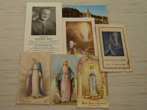 lot met bidprentjes onze lieve vrouw van Lourdes, Verzamelen, Bidprentjes en Rouwkaarten, Bidprentje, Ophalen of Verzenden
