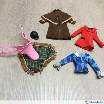Paardrijd kleding Barbie, Kinderen en Baby's, Speelgoed | Poppen, Ophalen of Verzenden, Gebruikt, Barbie
