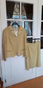 Haute Couture, Anne BELIN,Vintage,nieuw,T50,vest/rok okergee, Ophalen, Nieuw, Zwart, Rok