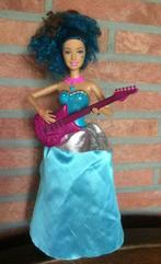 Zingende rockster Barbie,jurk 2 andere kanten., Gebruikt, Ophalen of Verzenden, Barbie