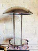 Vintage - Chrome Mushroom Tafel Lamp - 1980s, Antiek en Kunst, Ophalen of Verzenden