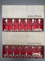 Lot de 12 verres à pied 5 cl Cristal d'Arques -, Comme neuf, Autres styles, Enlèvement ou Envoi, Verre ou Verres