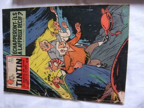 KUIFJE - 1 Kuifje N38 van het 14e jaar (23/09/1959) - 2 Tint, Boeken, Stripverhalen, Zo goed als nieuw, Meerdere stripboeken, Ophalen of Verzenden